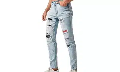 custom stacked jeans
